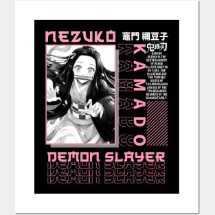 Nezuko - kimetsu Posters and Art